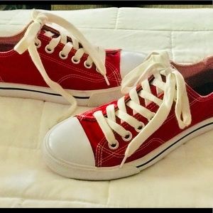 Converse Style RED Shoes
